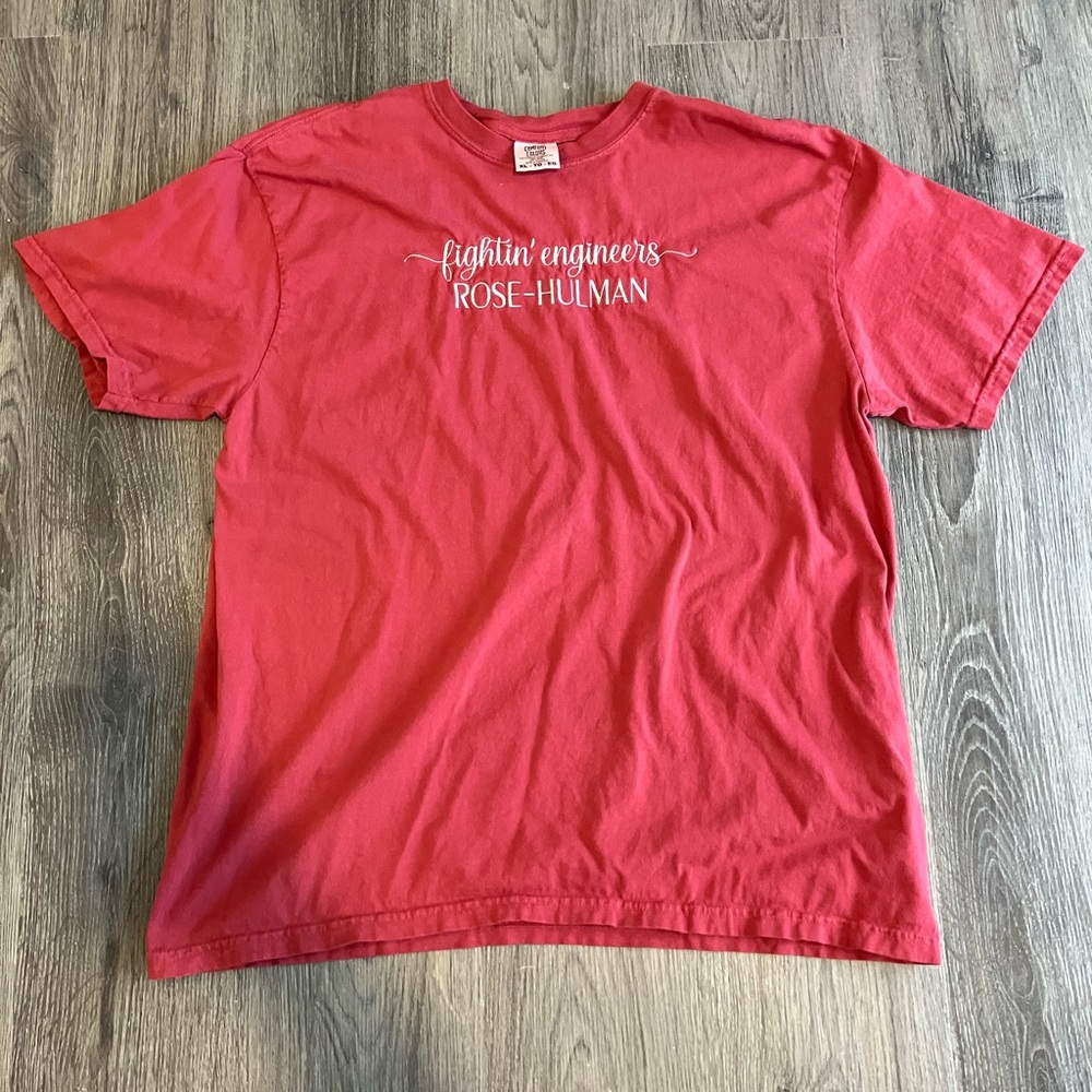 Rose-Hulman Custom Embroidered Comfort Colors T-Shirt